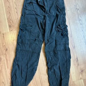 Black Cargo Pants